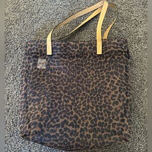 Mesh Leopard Tote Bag